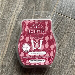 NWT Scentsy Cranberry Mango Scent Wax Bar